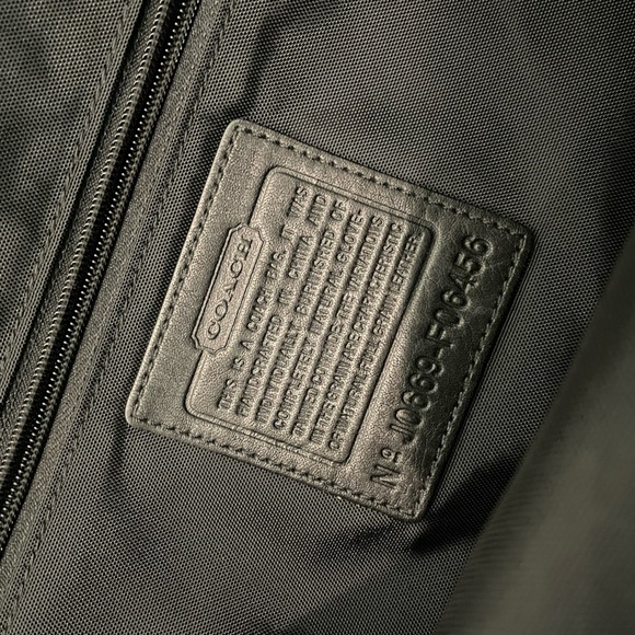 Coach Beekman Barclay Black Leather Messanger Briefcase Bag - Picture 4 of 16